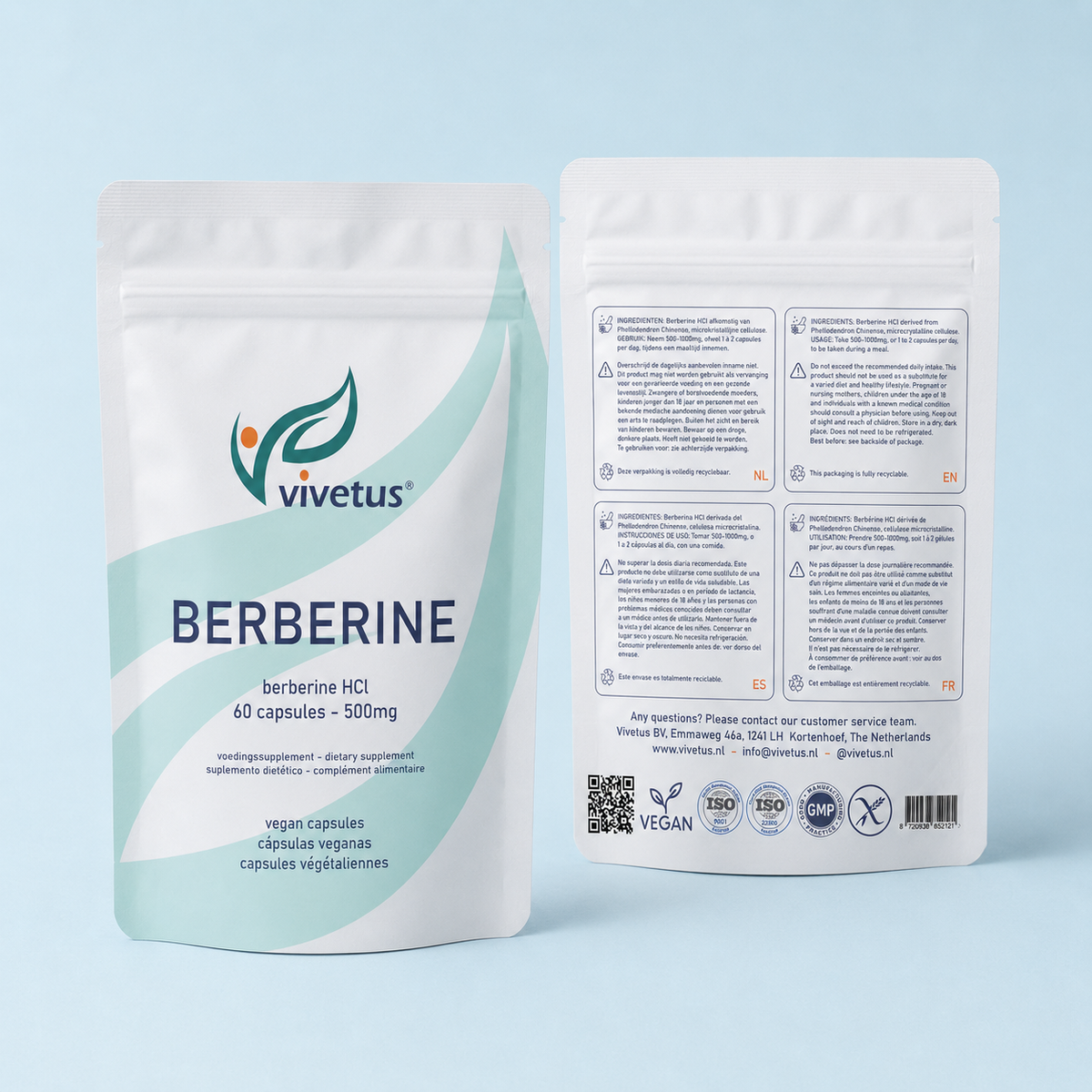 Vivetus® Berberine - 60 capsules - 500mg