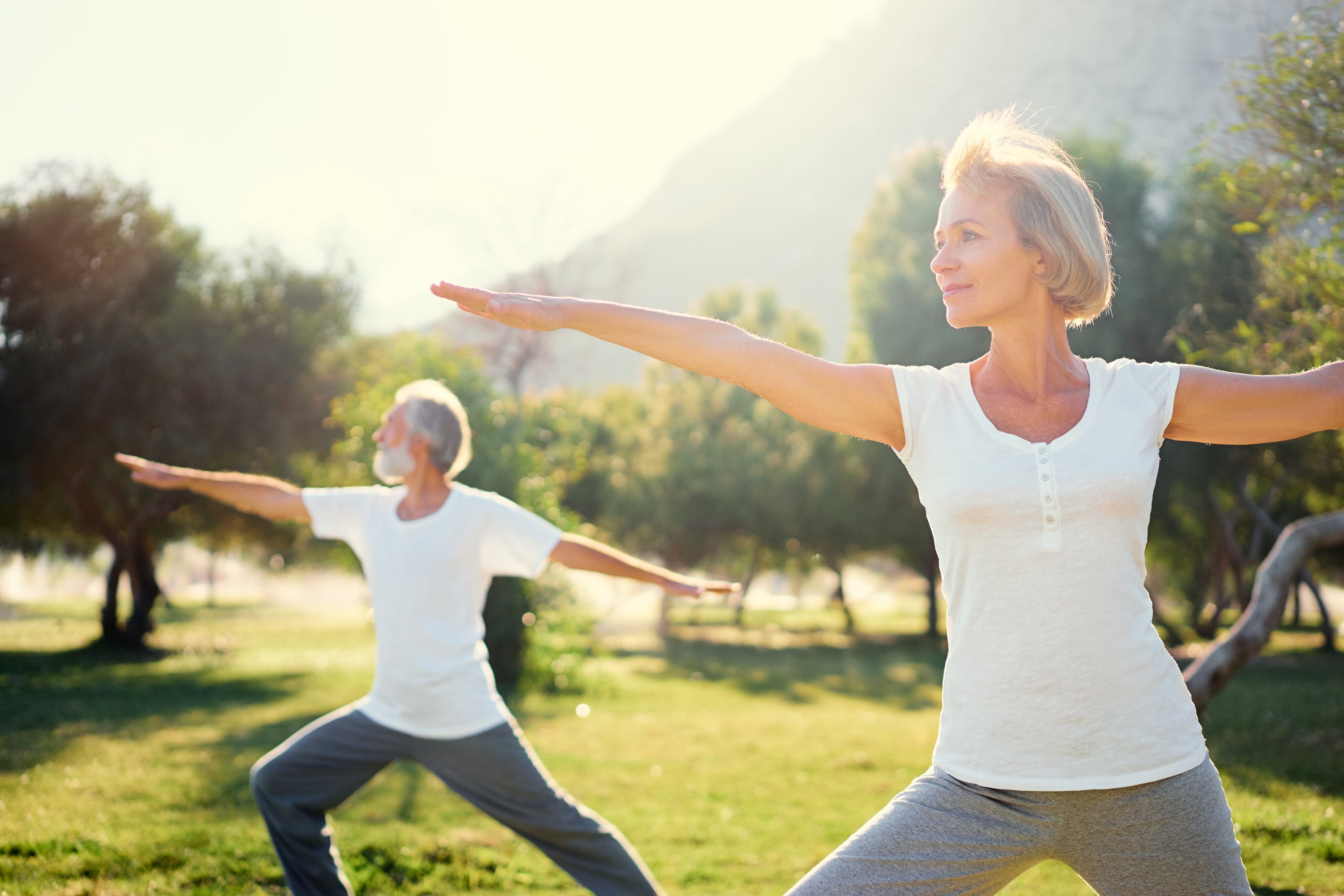 Yoga in de natuur