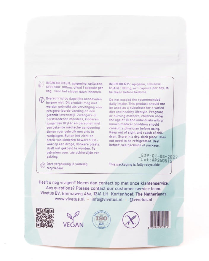 Vivetus® Apigénine - 60 gélules - 100mg