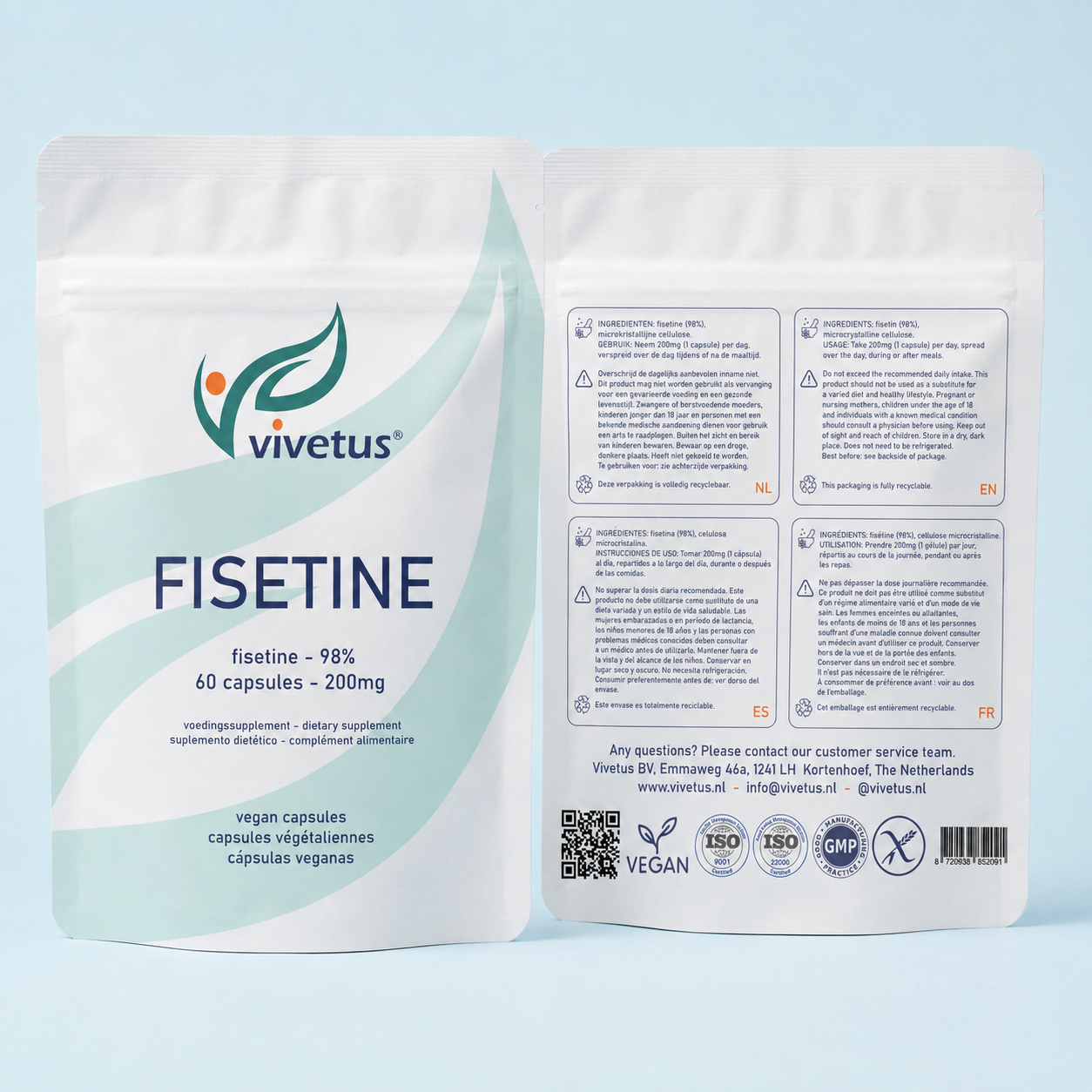 Vivetus® Fisetin - 60 capsules - 200mg
