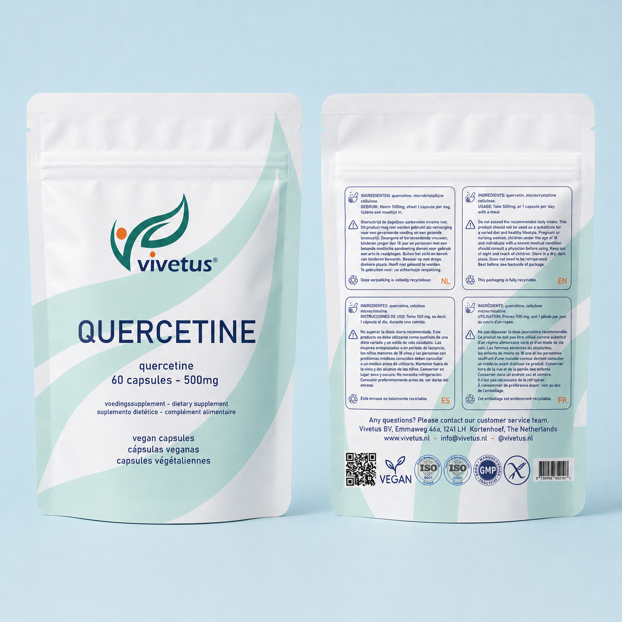 Vivetus® Quercetin - 60 capsules - 500mg